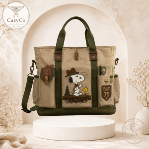 Snoopy Beagle Scout 75th Anniversary Heavy-Duty Tote Bag Collector Edition