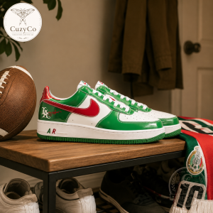 Nike AF1 Green Red Mexico Heritage Shoes Exclusive Edition