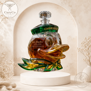 Oregon Ducks 150th Anniversary Crystal Decanter Collector Edition