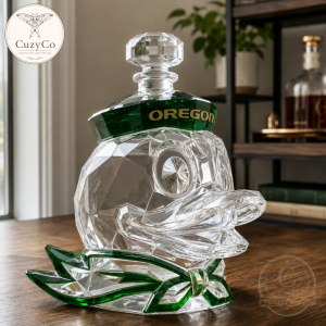 Oregon Ducks 150th Anniversary Crystal Decanter Collector Edition