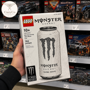 Monster Energy Ultra White Can Brick Building Set 2026 Limited Edition