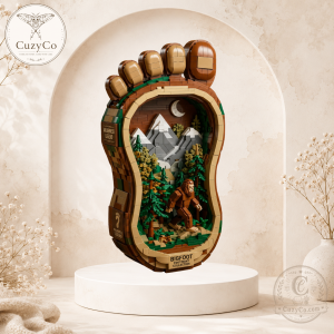 Mountain King Sasquatch Footprint Diorama Brick Set Collector Edition 4 Mountain King Sasquatch Footprint Diorama Brick Set Collector Edition
