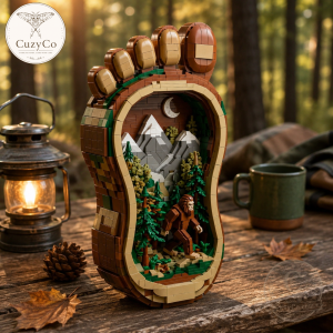 Mountain King Sasquatch Footprint Diorama Brick Set Collector Edition 6 Mountain King Sasquatch Footprint Diorama Brick Set Collector Edition