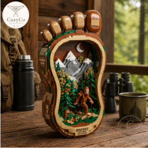 Mountain King Sasquatch Footprint Diorama Brick Set Collector Edition 7 Mountain King Sasquatch Footprint Diorama Brick Set Collector Edition