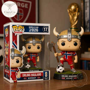 Erling Haaland Norway World Cup 2026 Viking Funko Pop Figure