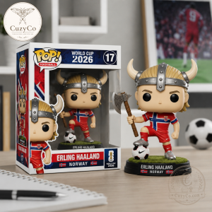 Erling Haaland Norway World Cup 2026 Viking Funko Pop Figure