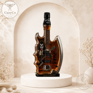 Gene Simmons Signature Bass Guitar Whiskey Decanter Limited Edition
