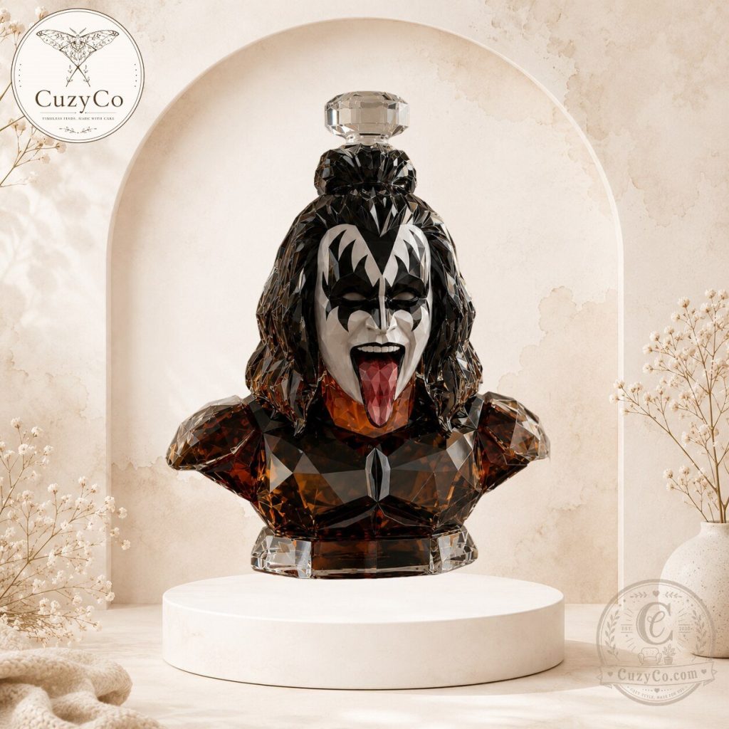Kiss Band Gene Simmons Whisky Bottle Decanter Kiss Band Gene Simmons Whisky Bottle Decanter