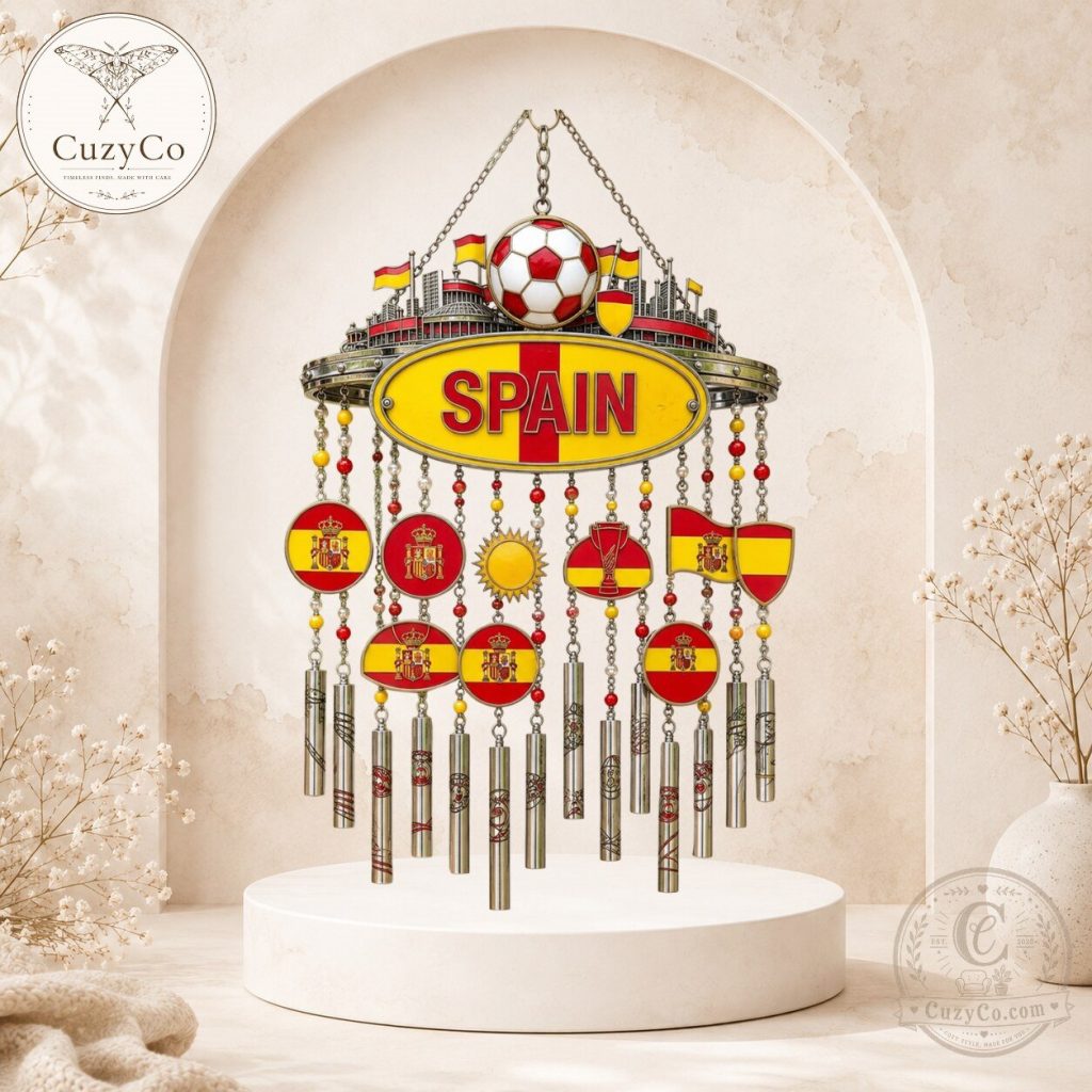 Spain Football 2026 World Cup 3D Wind Chime Limited Edition Spain Football 2026 World Cup 3D Wind Chime Limited Edition