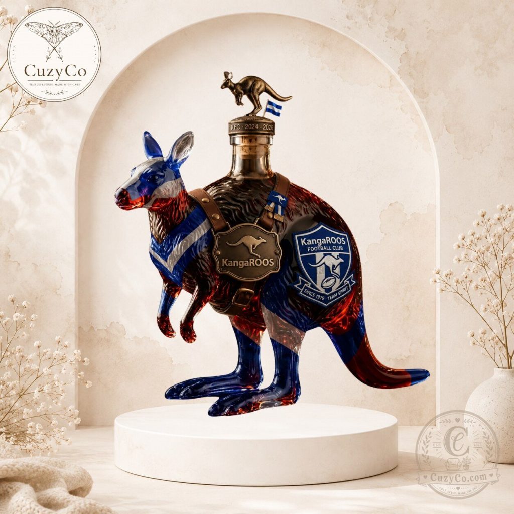KangaROOS Football Club Kangaroo Whiskey Decanter Special Edition KangaROOS Football Club Kangaroo Whiskey Decanter Special Edition