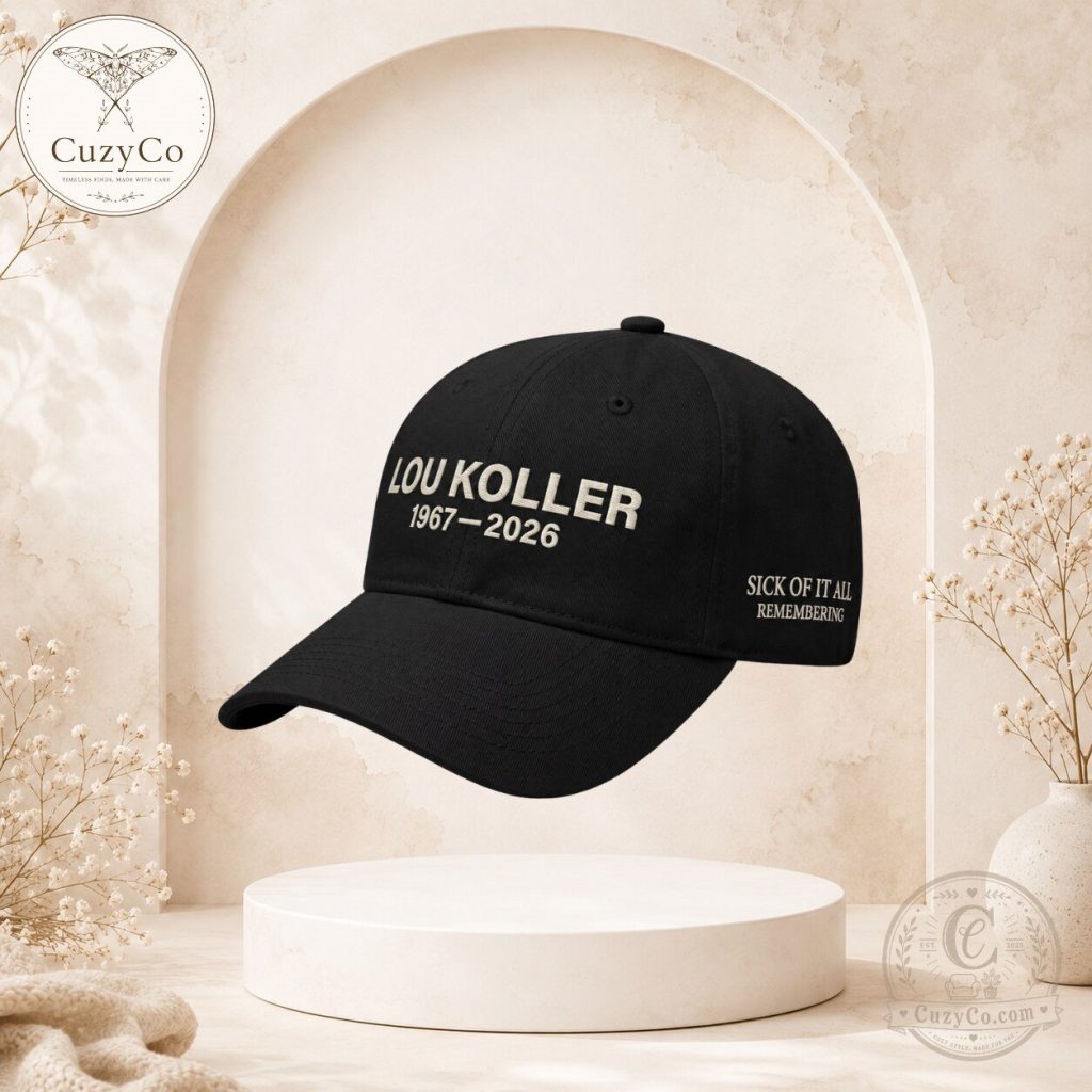 Lou Koller 1967–2026 Commemorative Distressed Baseball Cap Lou Koller 1967–2026 Commemorative Distressed Baseball Cap