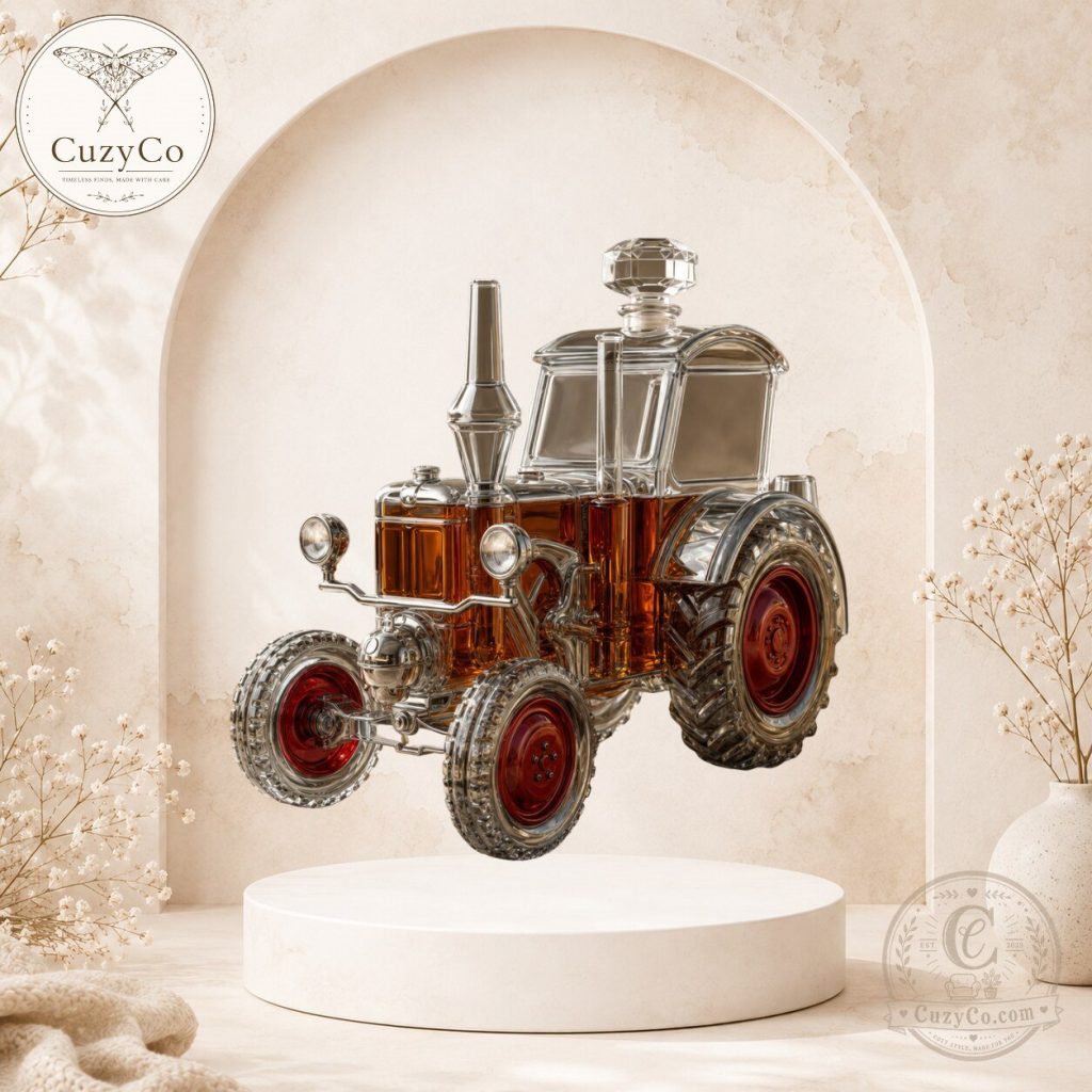 Lanz Bulldog Tractor EST. 1921 Limited Edition Custom-Shaped Whiskey Decanter Lanz Bulldog Tractor EST. 1921 Limited Edition Custom-Shaped Whiskey Decanter